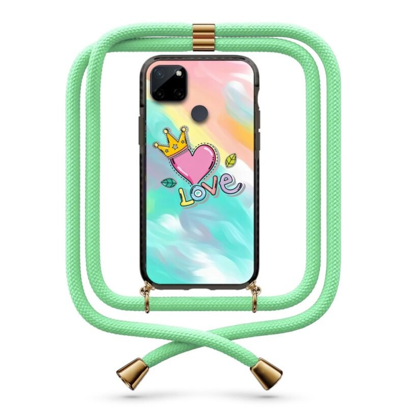 Love θήκη με κορδόνι & σχέδιο 9900 για Realme C21Y