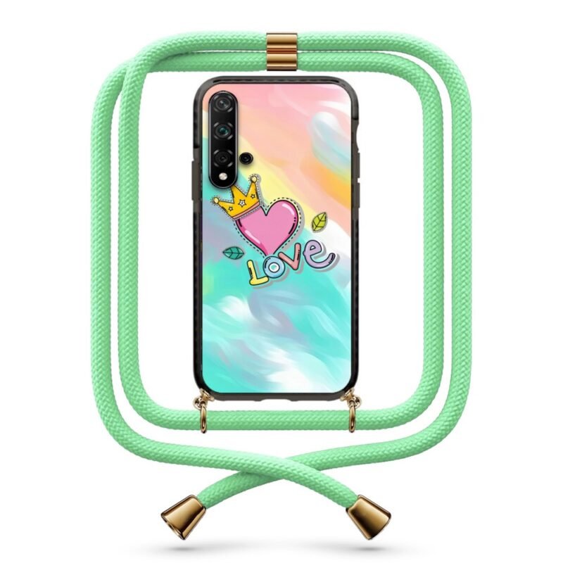 Love θήκη με κορδόνι & σχέδιο 9900 για Huawei Nova 5T