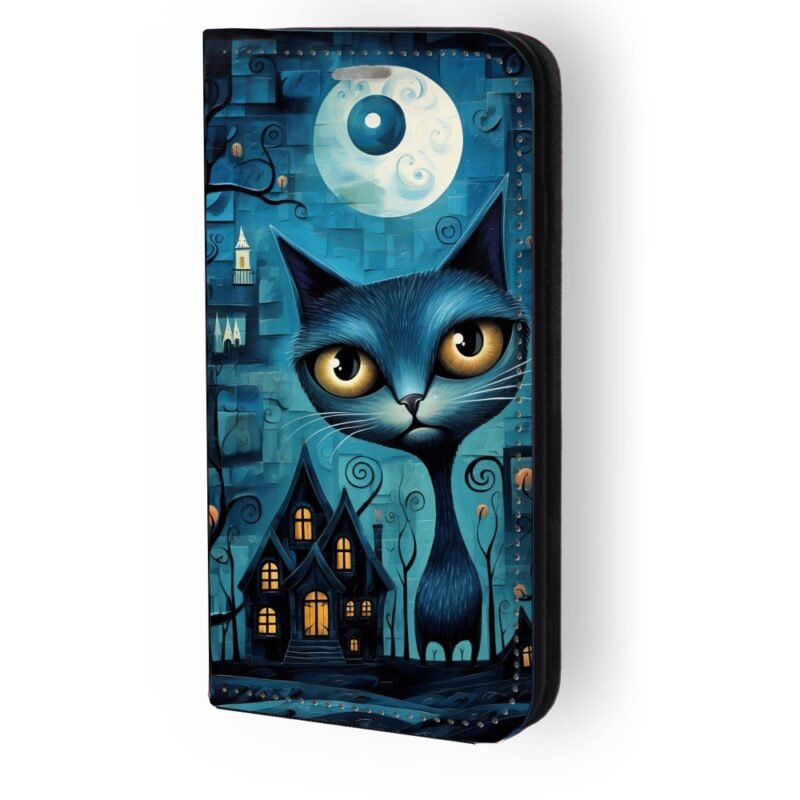 Θήκη book με σχέδιο dark cat 91816 για iPhone 11 Pro Max