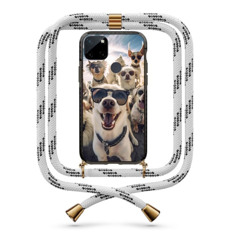 Sunglass dogs θήκη με κορδόνι & σχέδιο 9832 για Realme C21Y