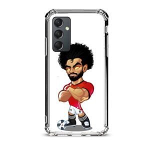 Mohamed Salah θήκη διάφανη & σχέδιο  d1002 γιά Galaxy A35 5G