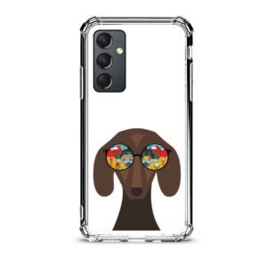Glass dog θήκη διάφανη & σχέδιο  d1024 γιά Galaxy A35 5G