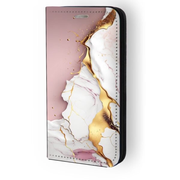 Θήκη book με σχέδιο liquid marble 9666 για iPhone 12/12 Pro