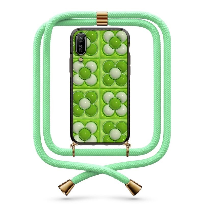 3d flowers θήκη με κορδόνι & σχέδιο 9902 για Huawei Y6 2019