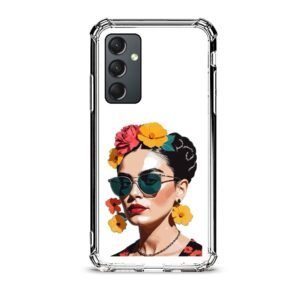 Flower woman θήκη διάφανη & σχέδιο  d1044 γιά Galaxy A35 5G