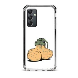 Bomb θήκη διάφανη & σχέδιο  d1056 γιά Galaxy A35 5G