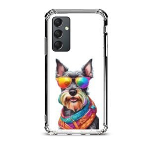 Sunglasses dog θήκη διάφανη & σχέδιο  d1080 γιά Galaxy A35 5G