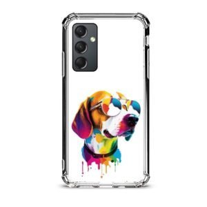 Colorful dog θήκη διάφανη & σχέδιο  d1081 γιά Galaxy A35 5G