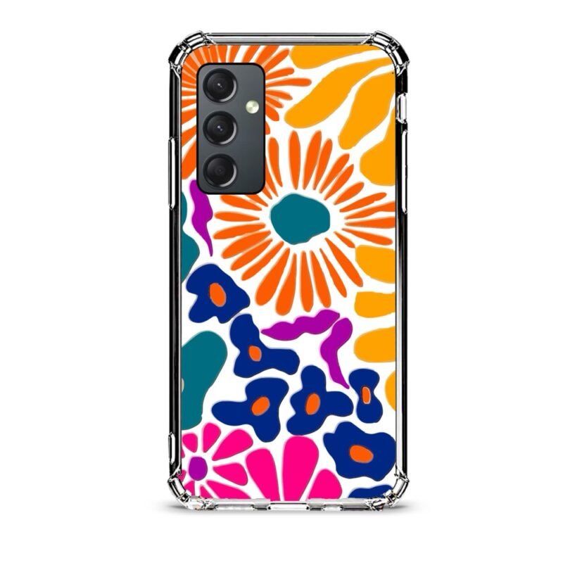 Floral θήκη διάφανη & σχέδιο  d1092 γιά Galaxy A35 5G