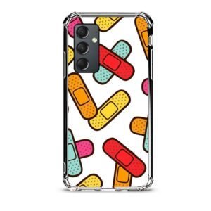 Patch pattern θήκη διάφανη & σχέδιο  d1099 γιά Galaxy A35 5G