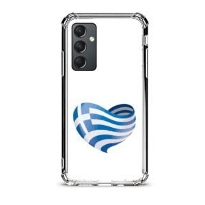 Love Greece θήκη διάφανη & σχέδιο  d1127 γιά Galaxy A35 5G