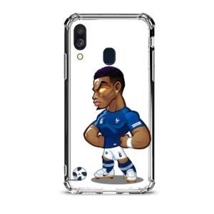 Paul Pogba θήκη διάφανη & σχέδιο  d1014 γιά Galaxy A40