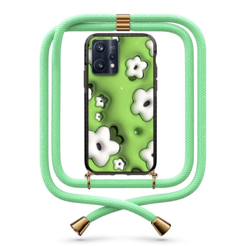 Flower pattern θήκη με κορδόνι & σχέδιο 9903 για Realme 9 Pro Plus