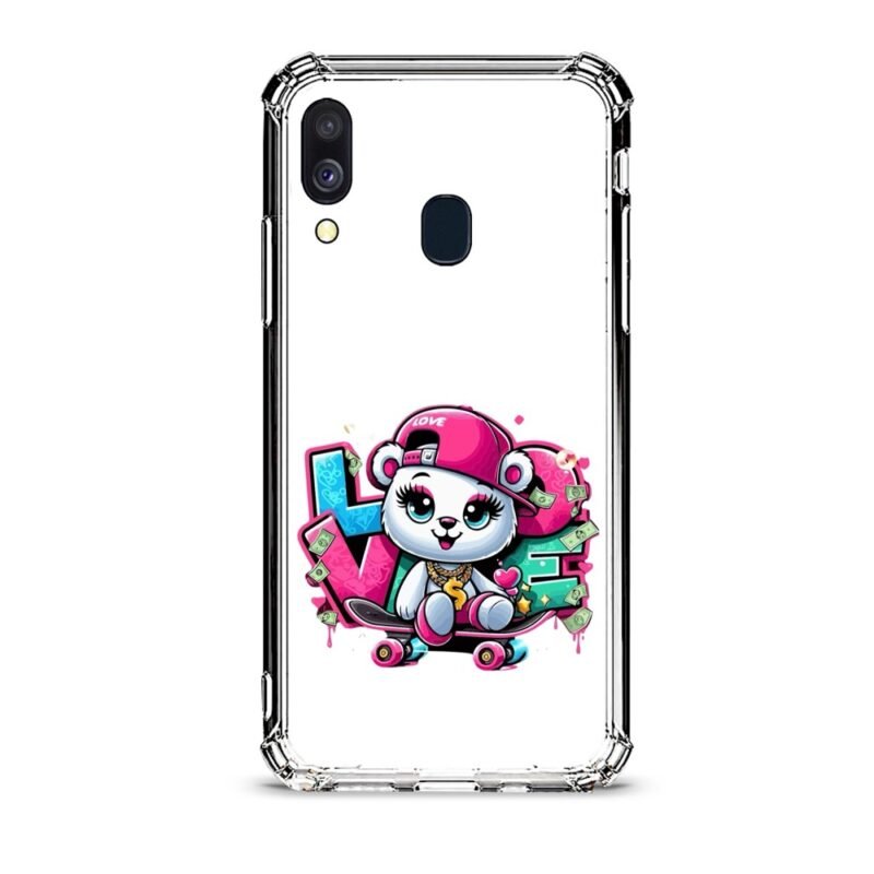Cute love θήκη διάφανη & σχέδιο  d1019 γιά Galaxy A40