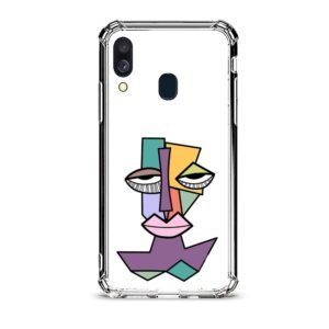 Shape face θήκη διάφανη & σχέδιο  d1026 γιά Galaxy A40