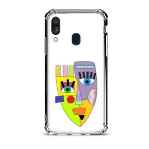 Shape face θήκη διάφανη & σχέδιο  d1027 γιά Galaxy A40