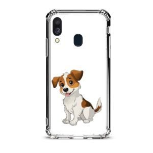 Cute dog θήκη διάφανη & σχέδιο  d1033 γιά Galaxy A40