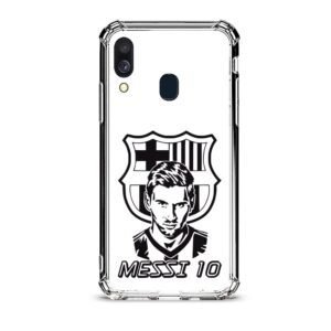 Messi Barcelona θήκη διάφανη & σχέδιο  d1043 γιά Galaxy A40