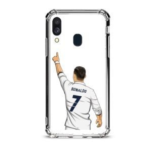 Ronaldo θήκη διάφανη & σχέδιο  d1047 γιά Galaxy A40