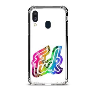 F*ck θήκη διάφανη & σχέδιο  d1054 γιά Galaxy A40