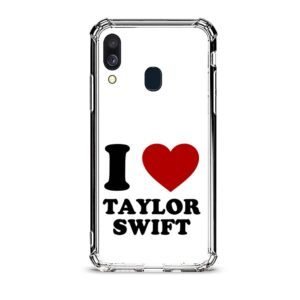 Love Swift Taylor θήκη διάφανη & σχέδιο  d1067 γιά Galaxy A40