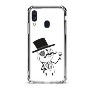 Meme figure θήκη διάφανη & σχέδιο  d1114 γιά Galaxy A40