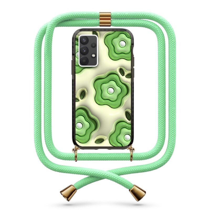 Flower pattern θήκη με κορδόνι & σχέδιο 9904 για Galaxy A32 4G