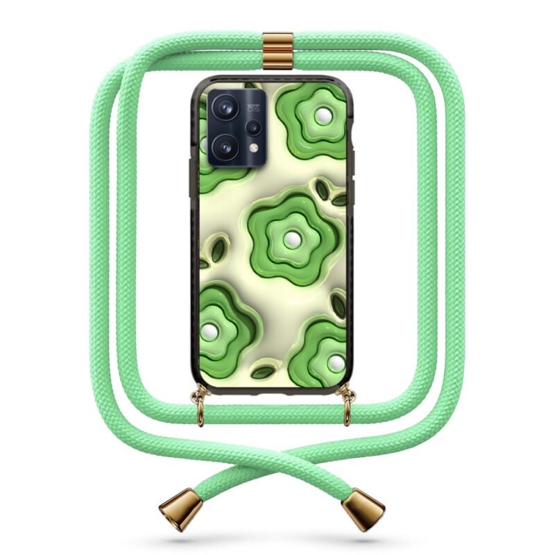 Flower pattern θήκη με κορδόνι & σχέδιο 9904 για Realme 9 Pro Plus
