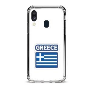 Greece θήκη διάφανη & σχέδιο  d1126 γιά Galaxy A40