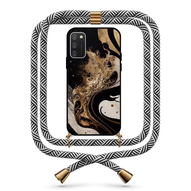 Abstract θήκη με κορδόνι & σχέδιο 9761 για Galaxy A02S