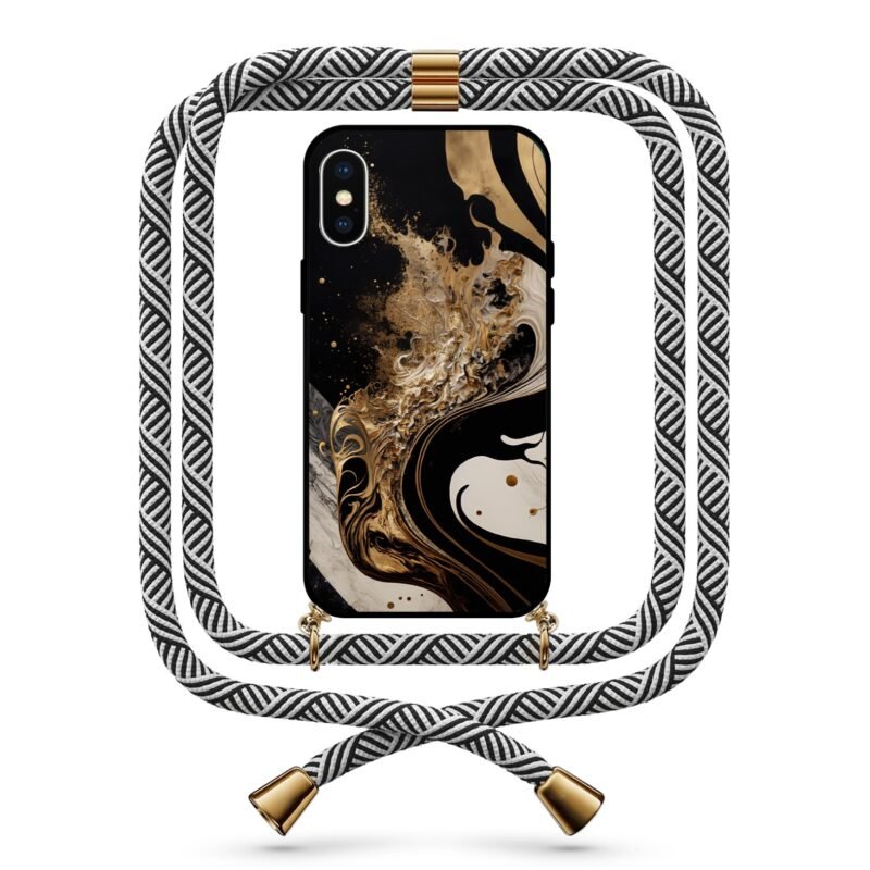 Abstract θήκη κινητού με κορδόνι 9761 γιά iPhone Xs Max