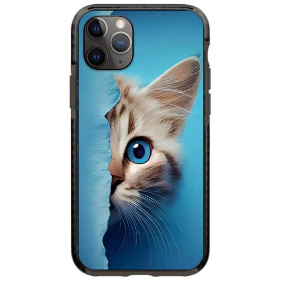 Half cat face θήκη κινητού 91932 γιά iPhone 11 Pro