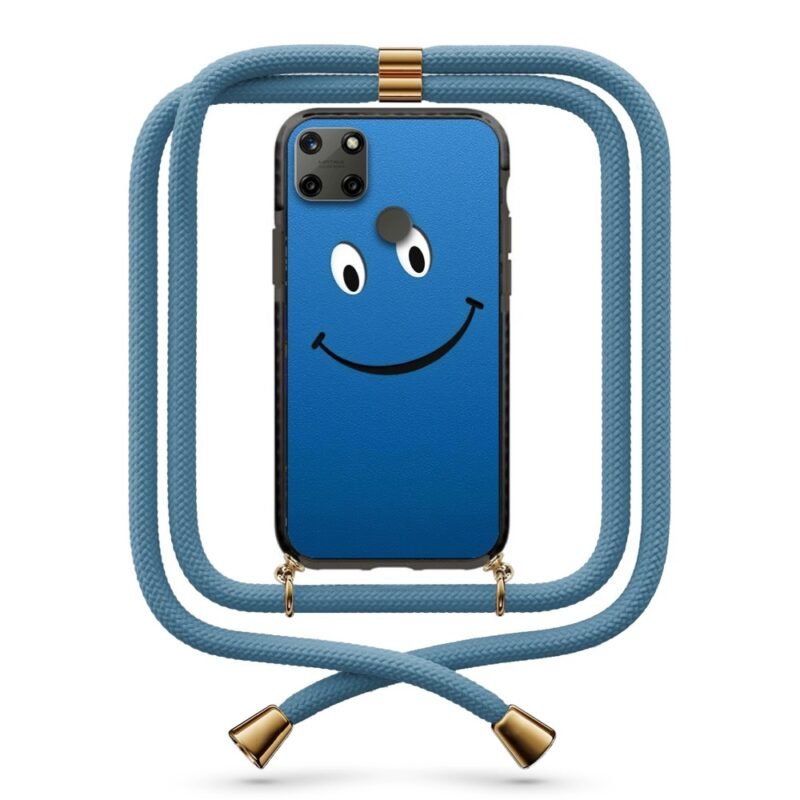 Smile face θήκη με κορδόνι & σχέδιο 9905 για Realme C25Y