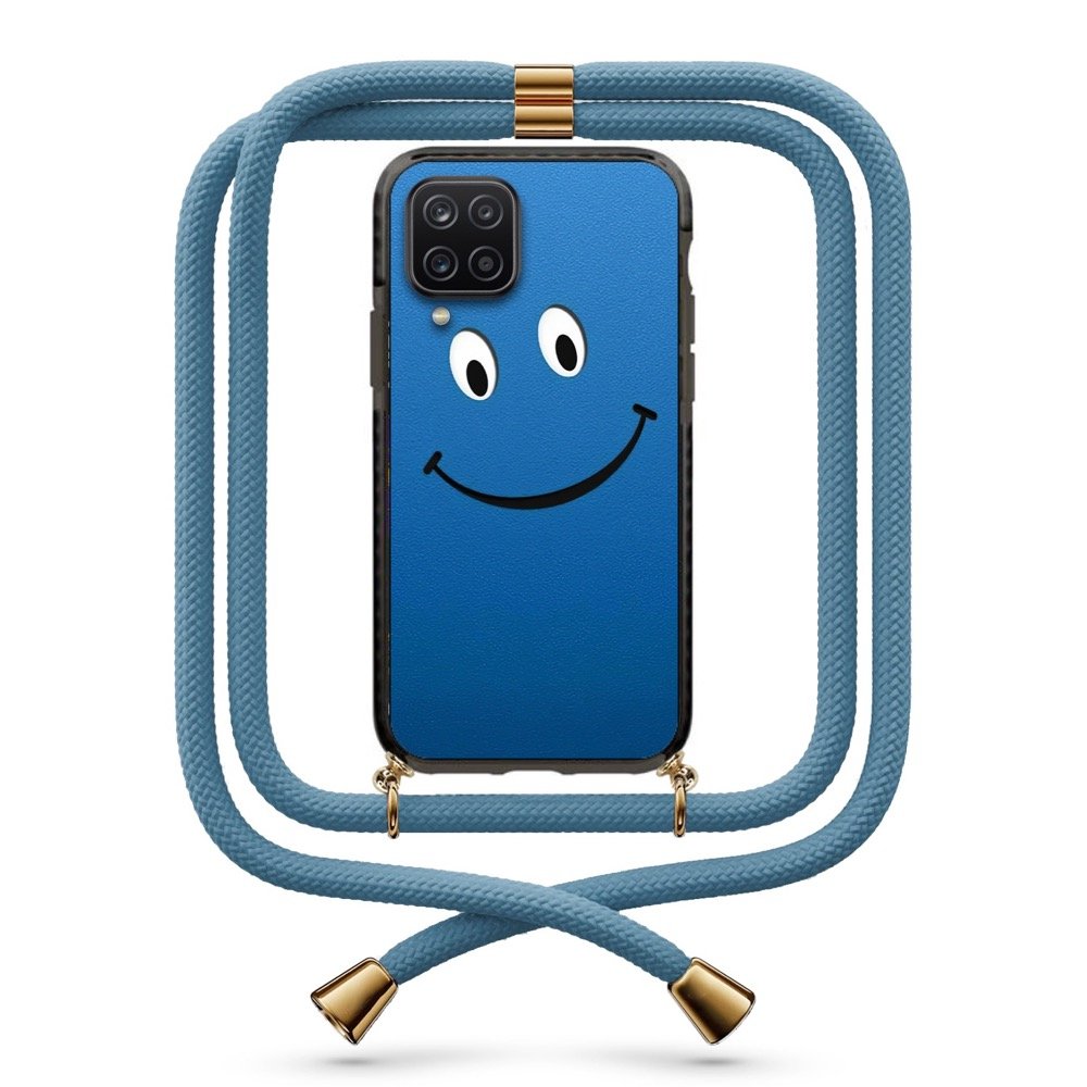 Smile face θήκη με κορδόνι & σχέδιο 9905 για Galaxy A12