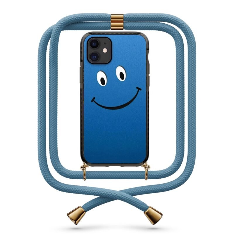 Smile face θήκη κινητού με κορδόνι 9905 γιά iPhone 12