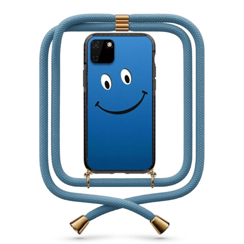 Smile face θήκη με κορδόνι & σχέδιο 9905 για Huawei Y5P 2020