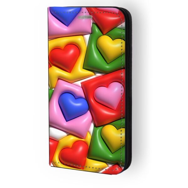 Θήκη book με σχέδιο heart pattern 91867 για iPhone 12/12 Pro