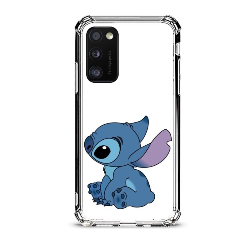 Stitch θήκη διάφανη & σχέδιο  d1111 γιά Galaxy A41