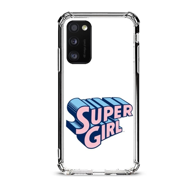 Super girl θήκη διάφανη & σχέδιο  d1115 γιά Galaxy A41