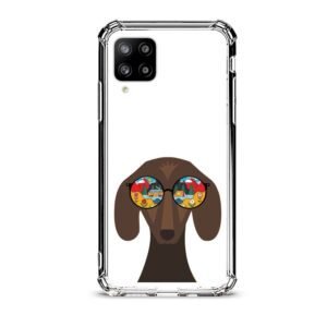 Glass dog θήκη διάφανη & σχέδιο  d1024 γιά Galaxy A42