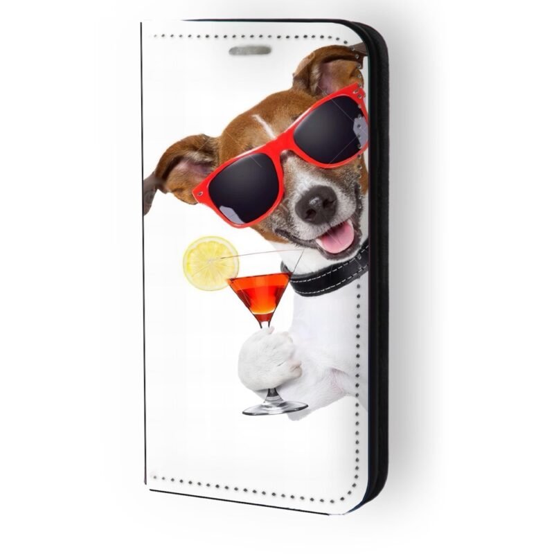 Θήκη book με σχέδιο cocktail dog 91875 για iPhone 11 Pro Max