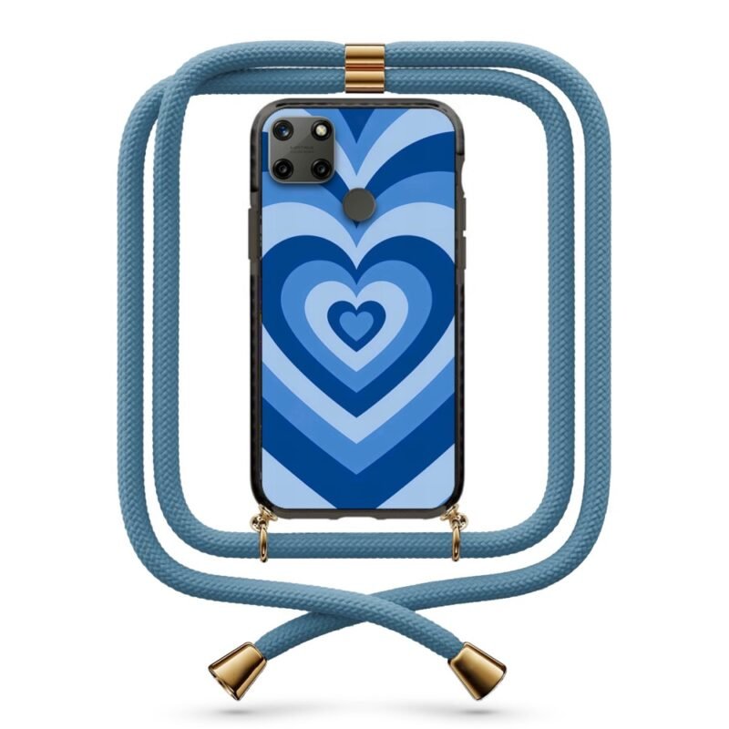 Heart illusion θήκη με κορδόνι & σχέδιο 9907 για Realme C25Y