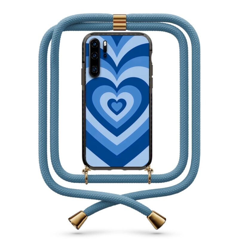 Heart illusion θήκη με κορδόνι & σχέδιο 9907 για Huawei P30 Pro