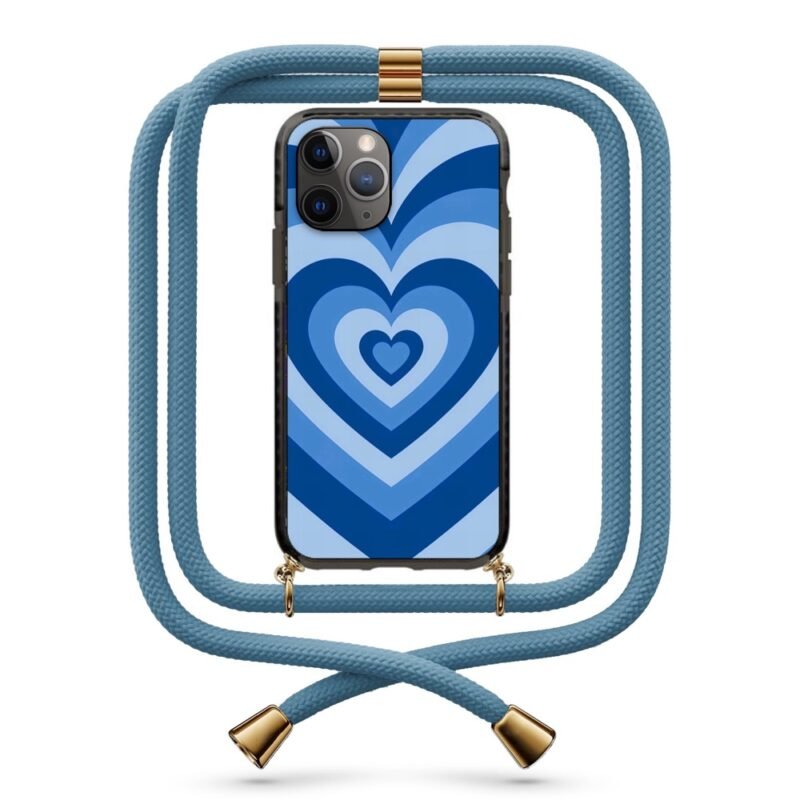Heart illusion θήκη κινητού με κορδόνι 9907 γιά iPhone 11 Pro