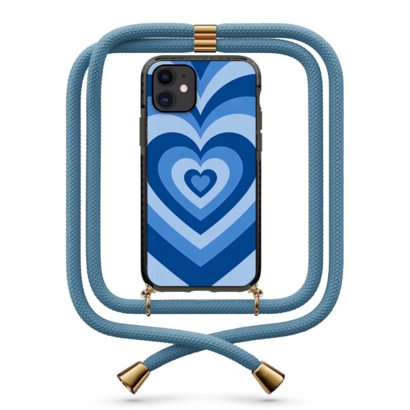 Heart illusion θήκη κινητού με κορδόνι 9907 γιά iPhone 12