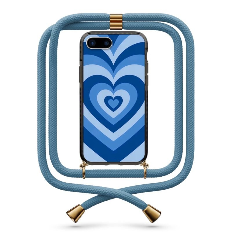 Heart illusion θήκη κινητού με κορδόνι 9907 γιά iPhone 7 Plus /8 Plus