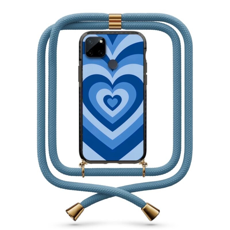 Heart illusion θήκη με κορδόνι & σχέδιο 9907 για Realme C21Y