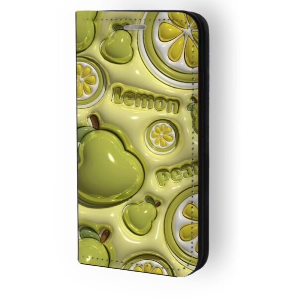 Θήκη book με σχέδιο 3d fruits 91892 για  Galaxy S22 Ultra