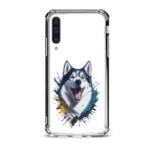 Wolf θήκη διάφανη & σχέδιο  d1021 γιά Galaxy A50s