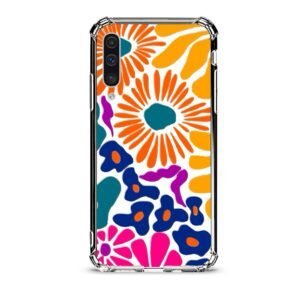 Floral θήκη διάφανη & σχέδιο  d1092 γιά Galaxy A50s